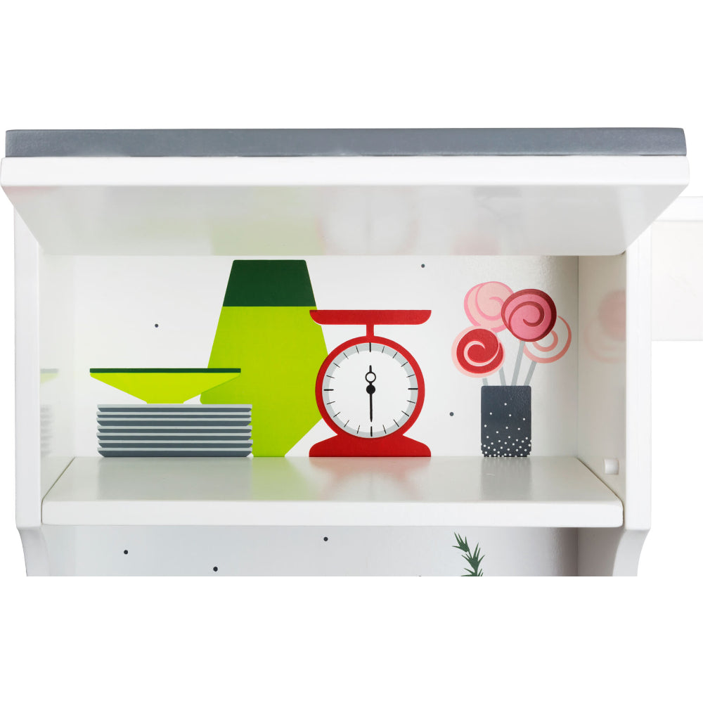 Mini-Bucătărie compactă din lemn, Small Foot, cu accesorii, 3 ani+