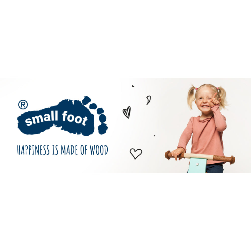 Bicicletă și tricicletă echilibru fără pedale 2în1, Small Foot, Turcuaz, 12 luni+