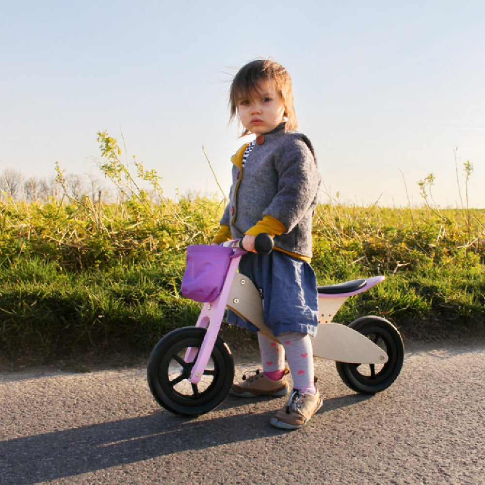 Bicicletă și tricicletă echilibru fără pedale 2în1, Small Foot, Roz, 12 luni+