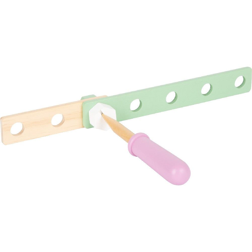 Set construcție cu ustensile, Small Foot, Nordic, 67 piese, 3 ani+