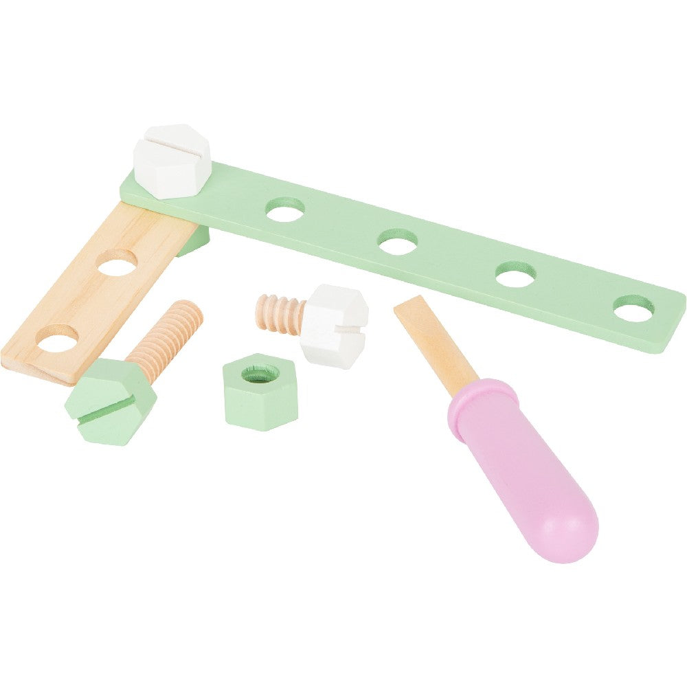 Set construcție cu ustensile, Small Foot, Nordic, 67 piese, 3 ani+