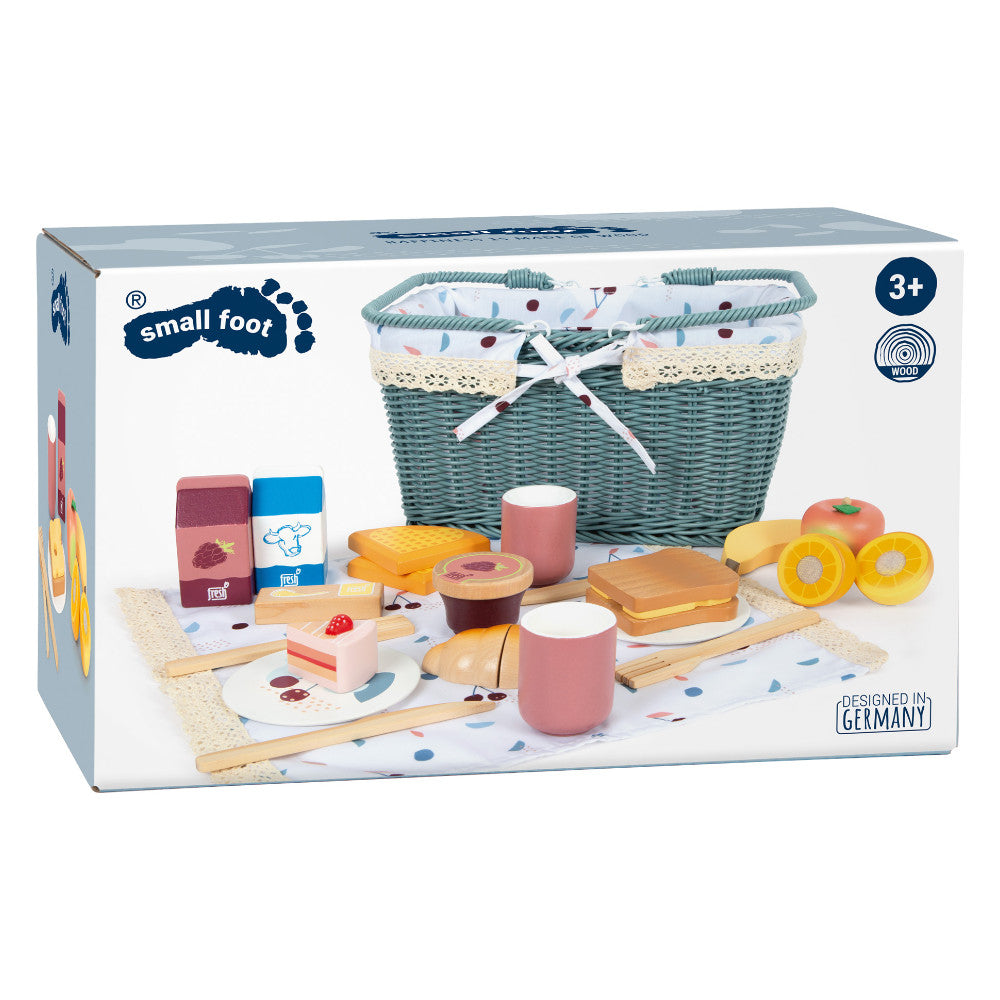 Coș de picnic de jucărie, Small Foot, Tasty, 3 ani+