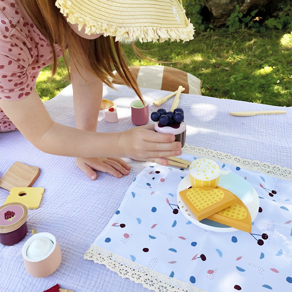 Coș de picnic de jucărie, Small Foot, Tasty, 3 ani+