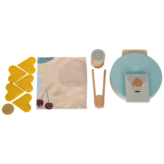 Aparat de vafe de jucărie Small Foot Tasty, 9 piese, 2 ani+