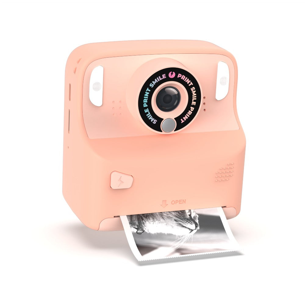 Aparat foto-video instant digital pentru copii, Pixiprint, MOB Paris, Roz