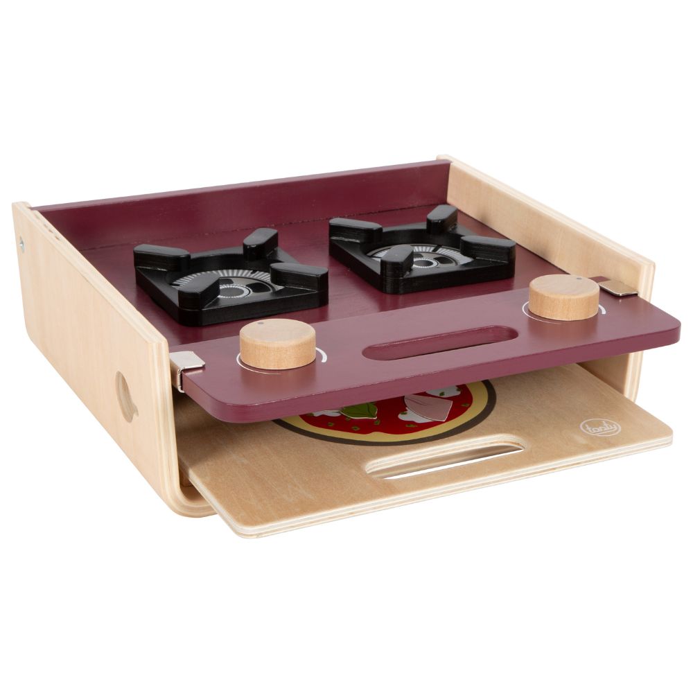 Bucătărie de joacă compactă pentru camping, Tasty, Small Foot, 9 piese, 3 ani+