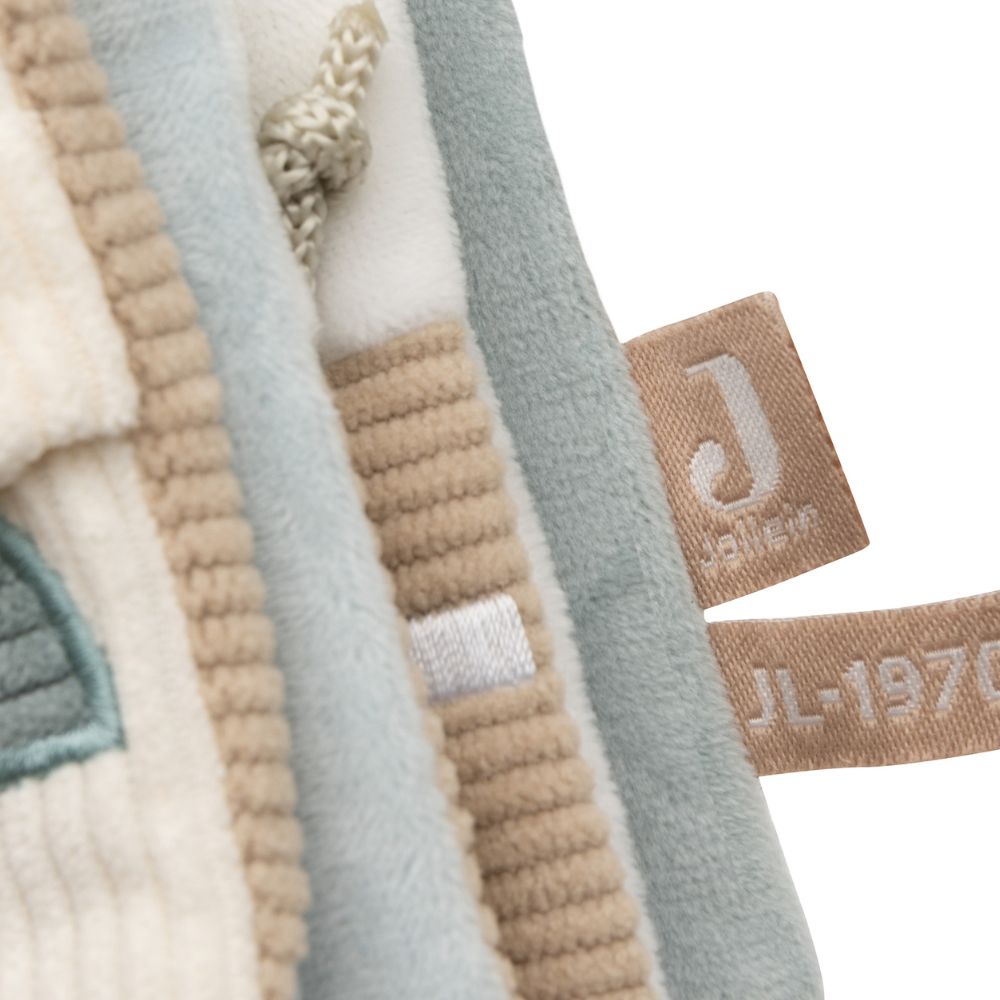 Carte interactiva de pluș cu activități pentru bebeluși, On The Go, Jollein, 0 luni+