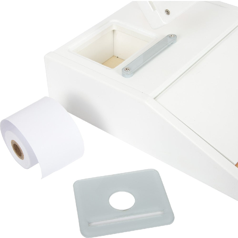 Casă de marcat din lemn cu scaner și accesorii, Small Foot, 26 piese, 3 ani+