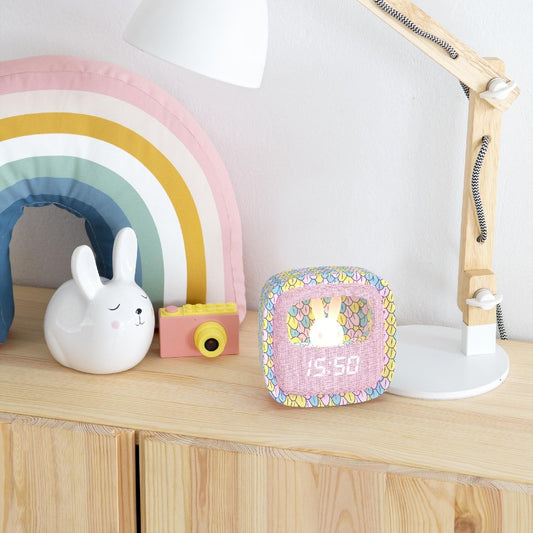 Ceas digital cu lampă de veghe, Billy Mermaid, MOB Paris, 3 ani+