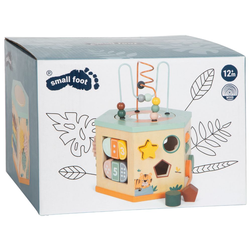 Cub activități cu 7 laturi,Safari, Small Foot, 12 luni+