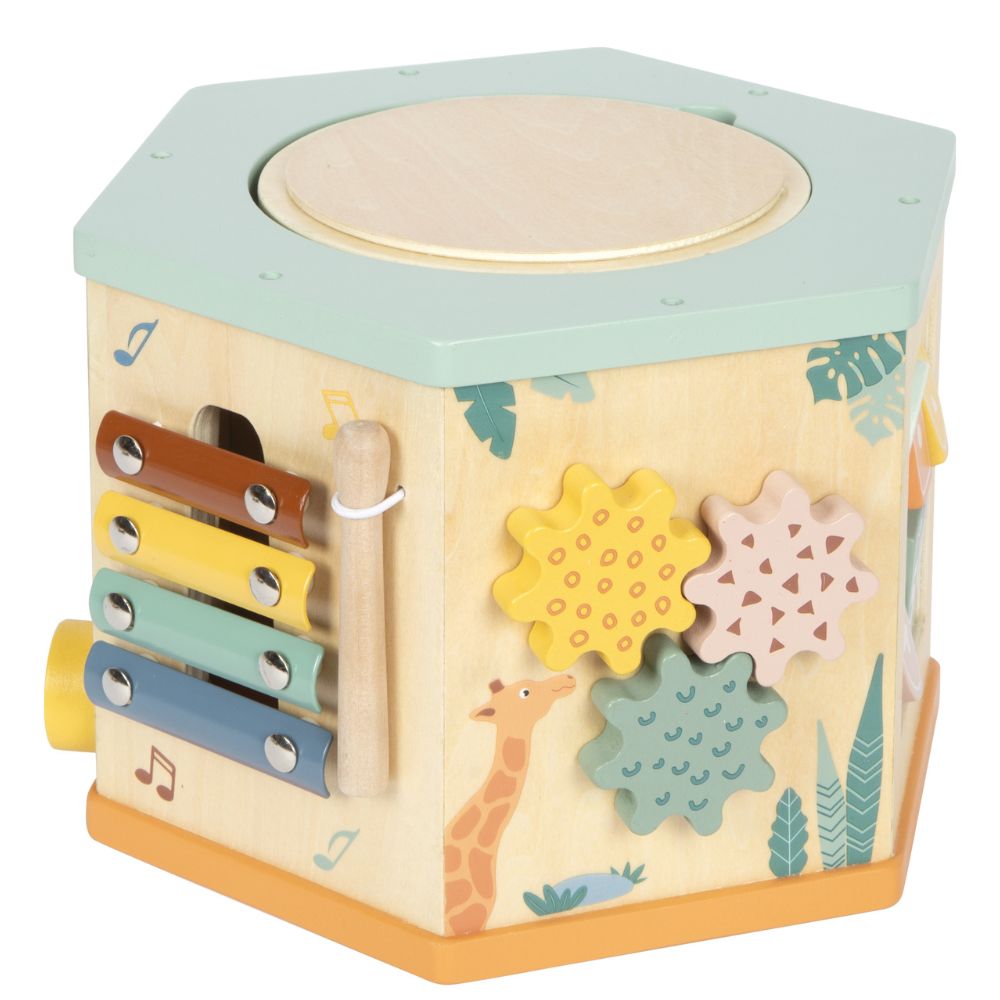 Cub activități cu 7 laturi,Safari, Small Foot, 12 luni+