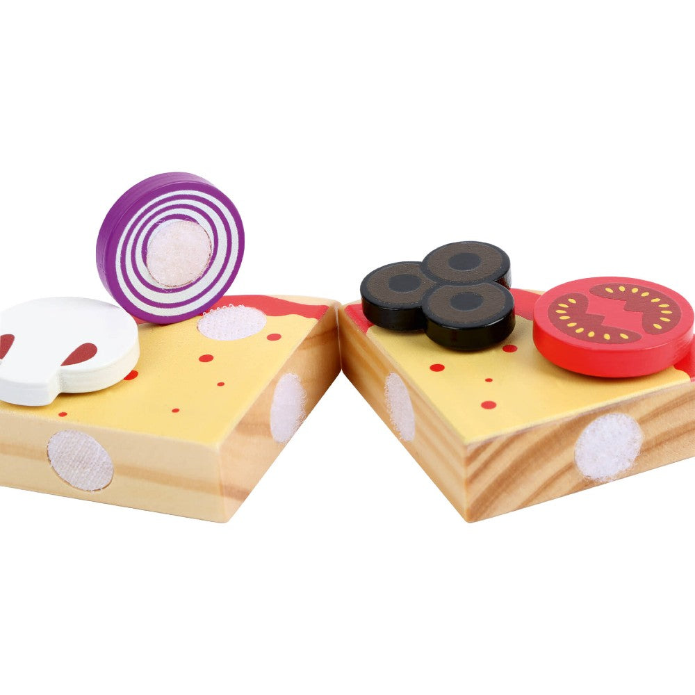 Cuptor pentru pizza cu accesorii din lemn, Small Foot, 25 piese, 3 ani+