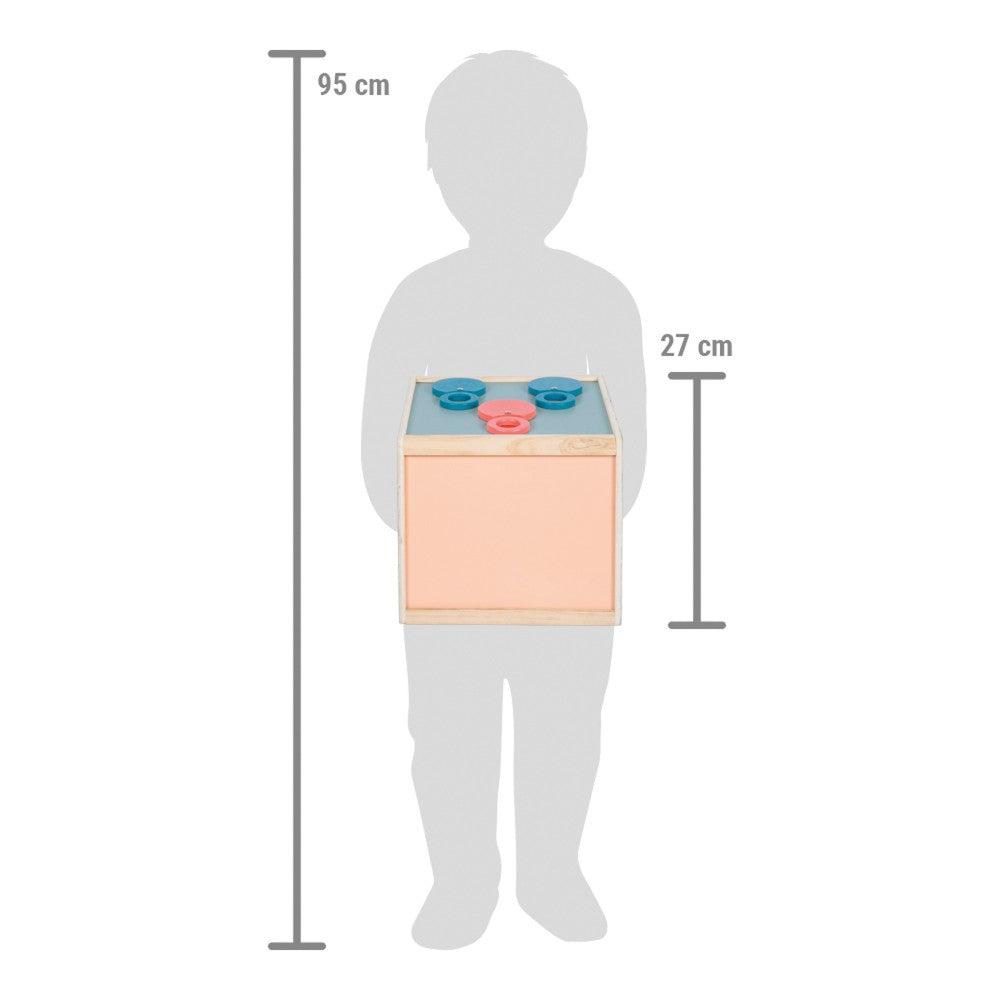 Cutie senzorială din lemn pentru copii, Sensory, Small Foot, 3 ani+