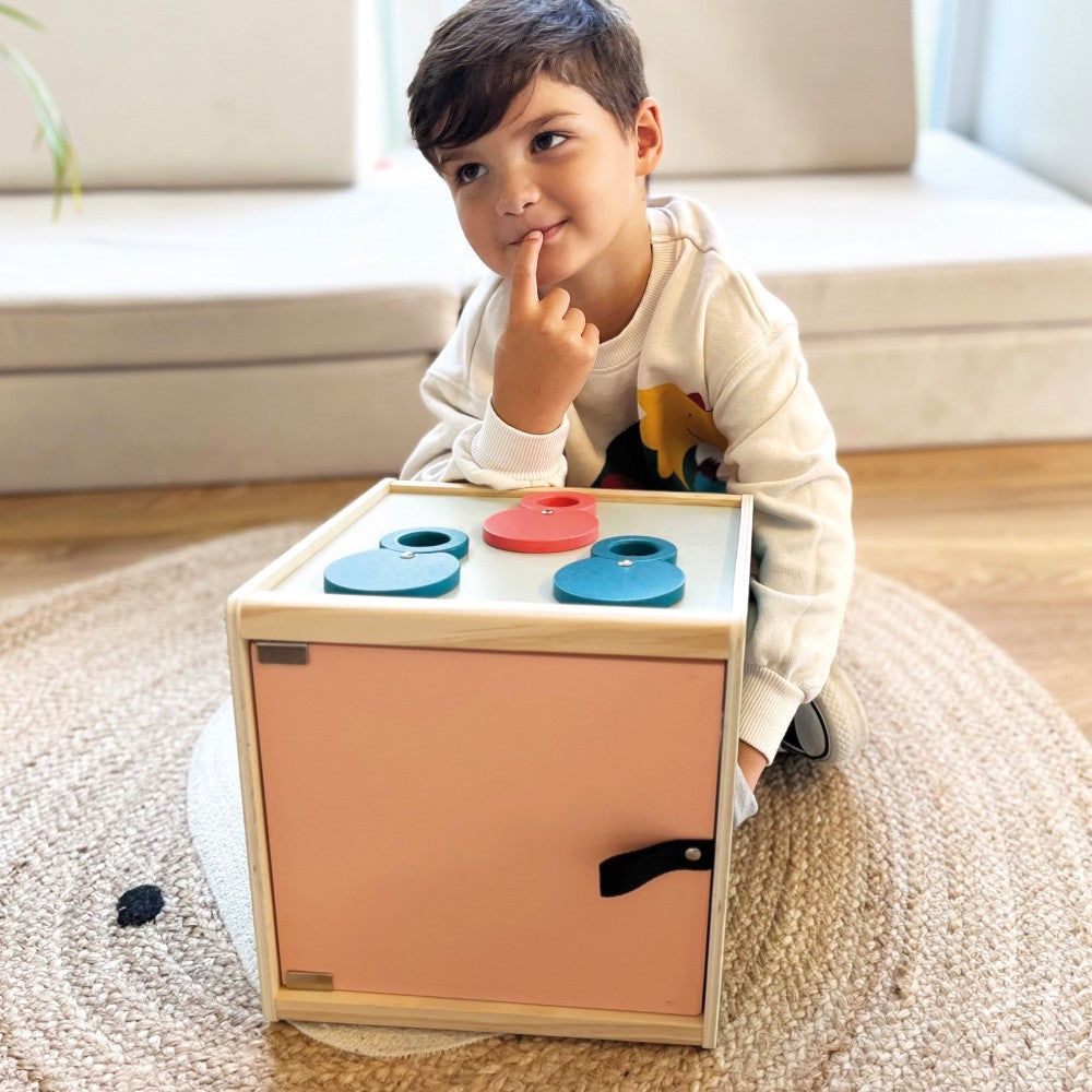 Cutie senzorială din lemn pentru copii, Sensory, Small Foot, 3 ani+