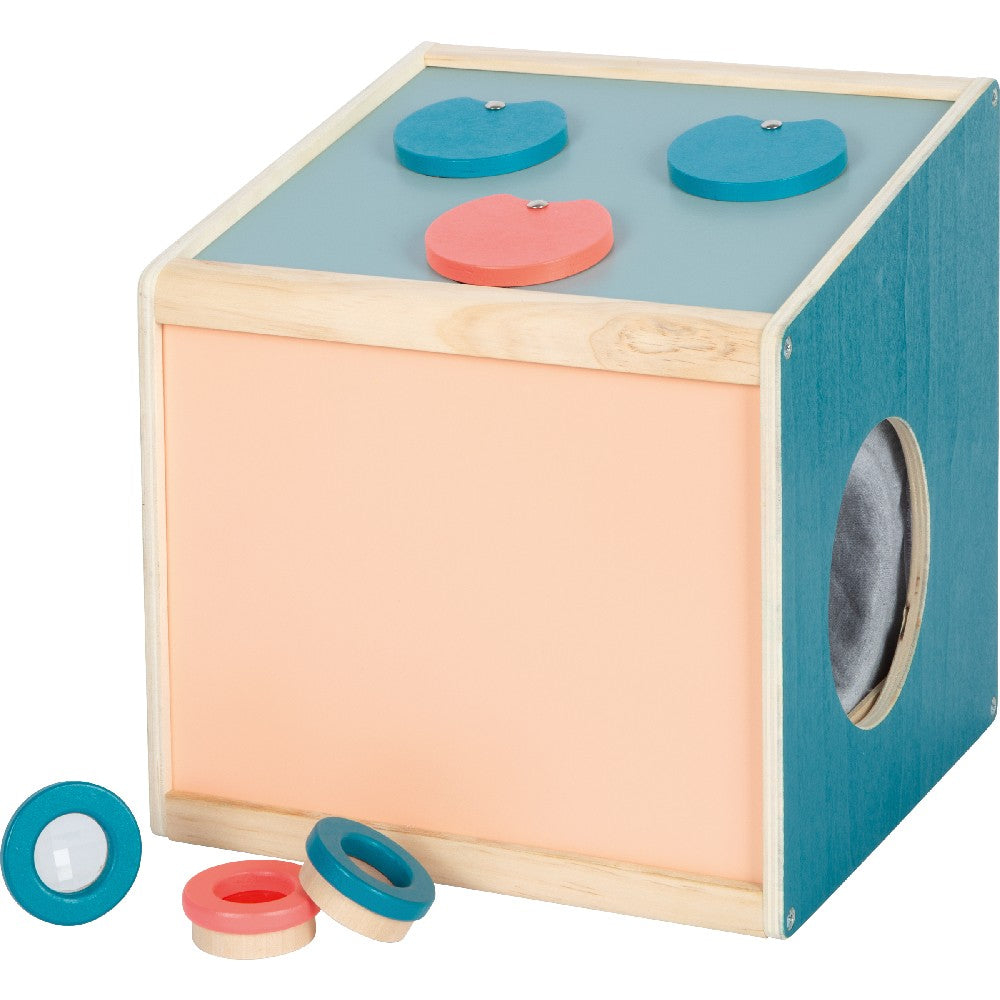 Cutie senzorială din lemn pentru copii, Sensory, Small Foot, 3 ani+