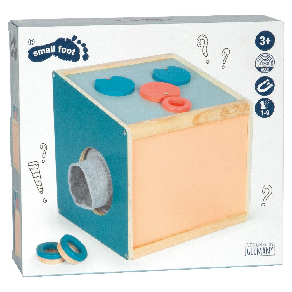 Cutie senzorială din lemn pentru copii, Sensory, Small Foot, 3 ani+