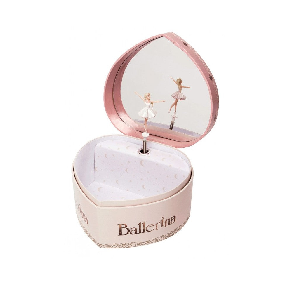 Cutiuță muzicală pentru copii, Inimă, Balerină, Trousselier, 0 luni+