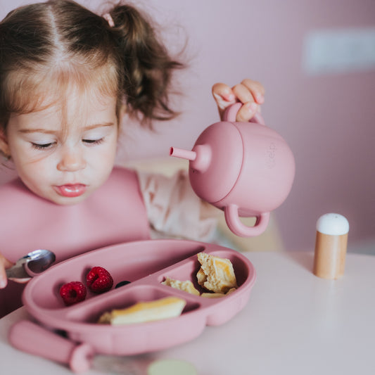 Farfurie din silicon diversificare, Elpi, Flamingo, 6 luni+