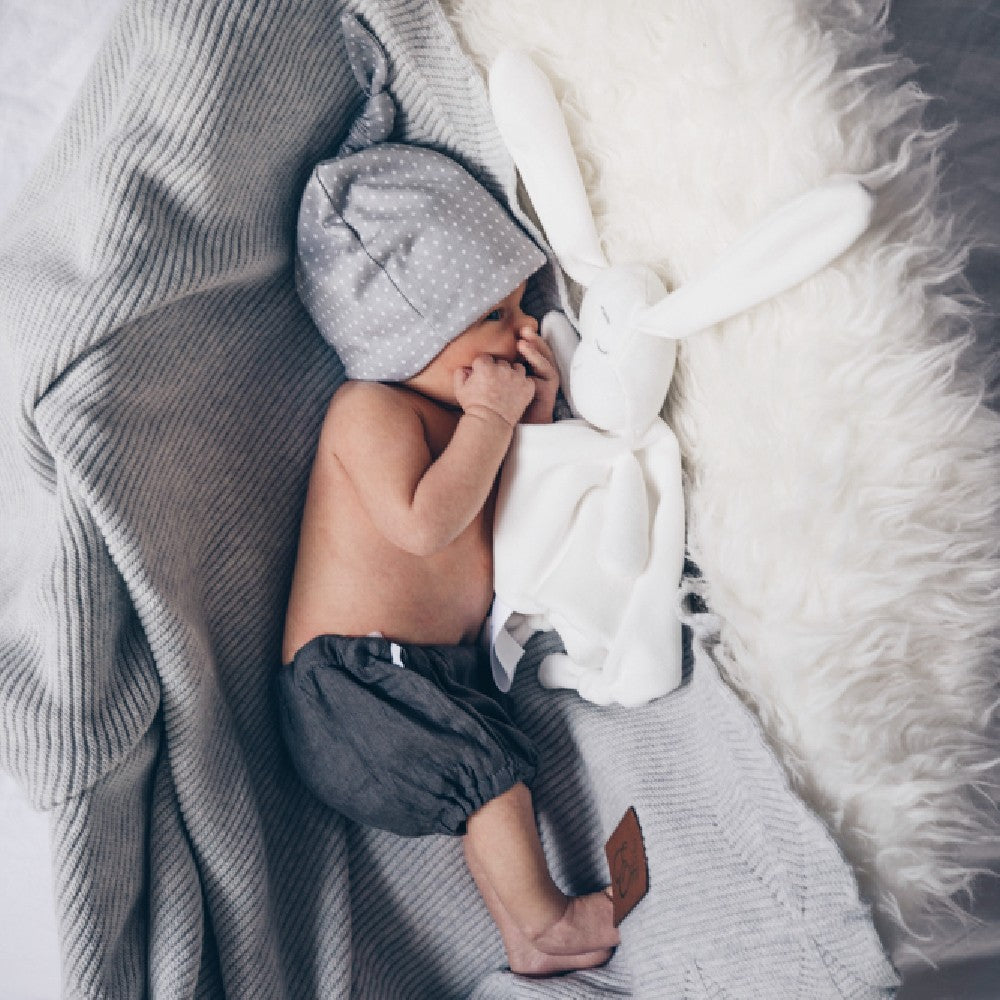 Jucărie Doudou, Effiki, Roz închis, 30 cm