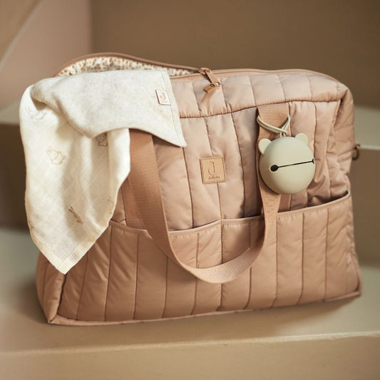 Geantă pentru Scutece, Moos – Biscuit, Jollein, Practică pentru Mămici, 42x30cm