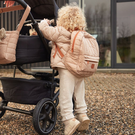 Ghiozdan copii cu 2 compartimente, Biscuit, Jollein, 3-8 ani, 24 x 29