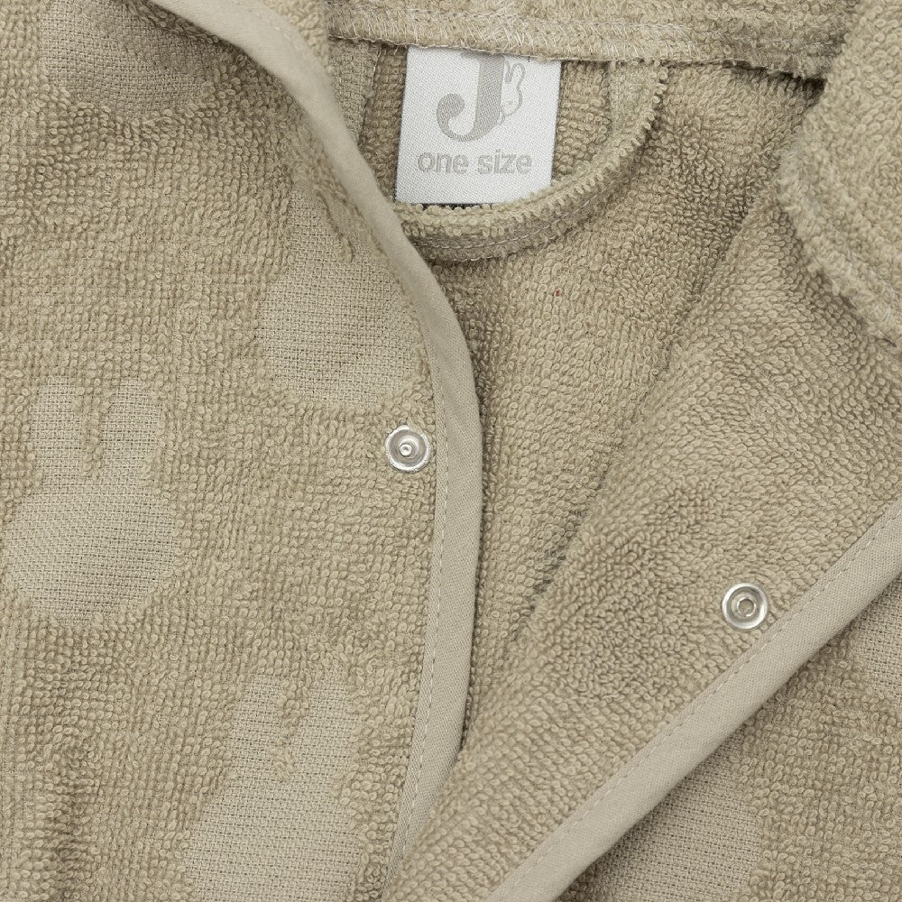 Halat de baie copii din bumbac, Miffy Jacquard - Olive Green, Jollein,OEKO-TEX, 3-4 ani