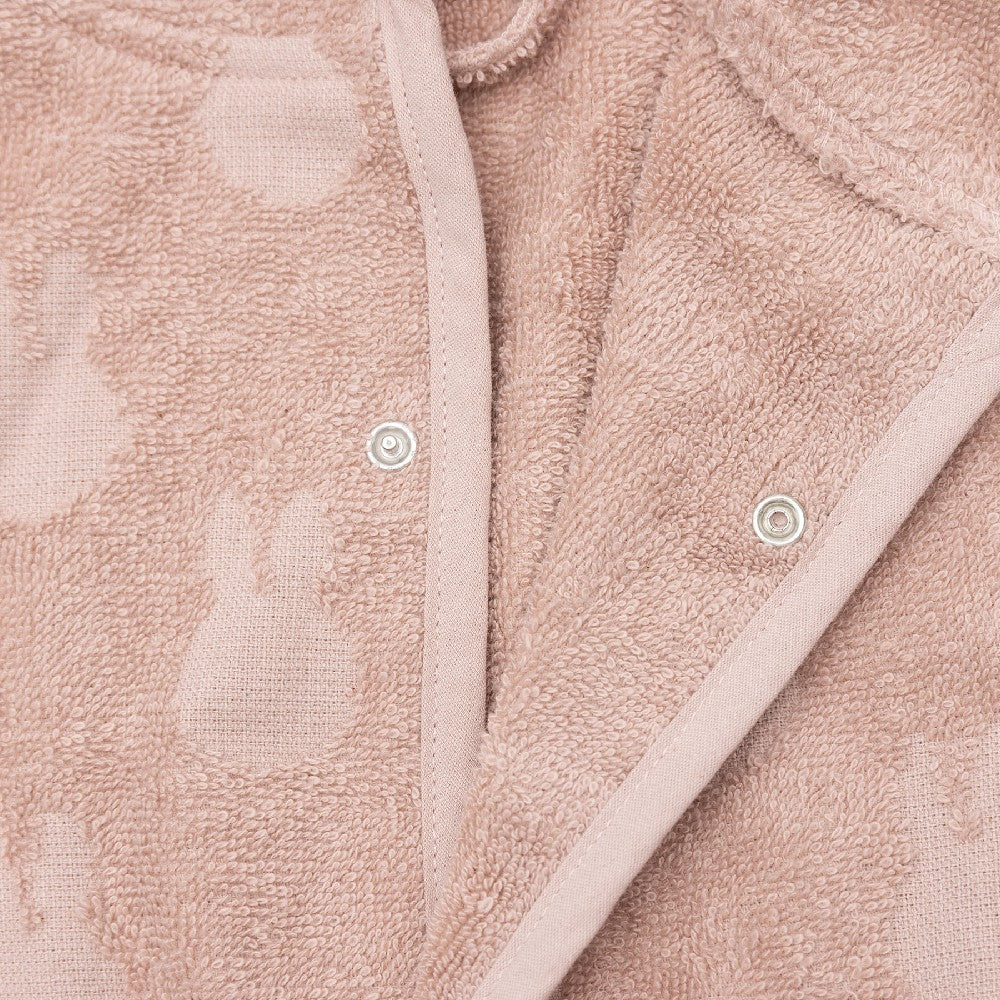 Halat de baie copii din bumbac, Miffy Jacquard - Wild Rose, Jollein, OEKO-TEX, 3-4 ani