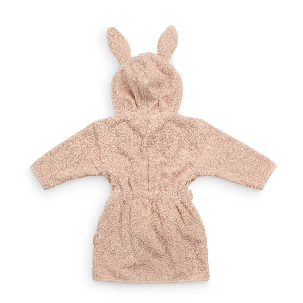 Halat de baie copii din bumbac, Pale Pink, Jollein, 1-2 ani