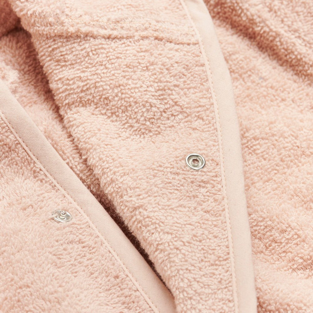 Halat de baie copii din bumbac, Pale Pink, Jollein, 1-2 ani