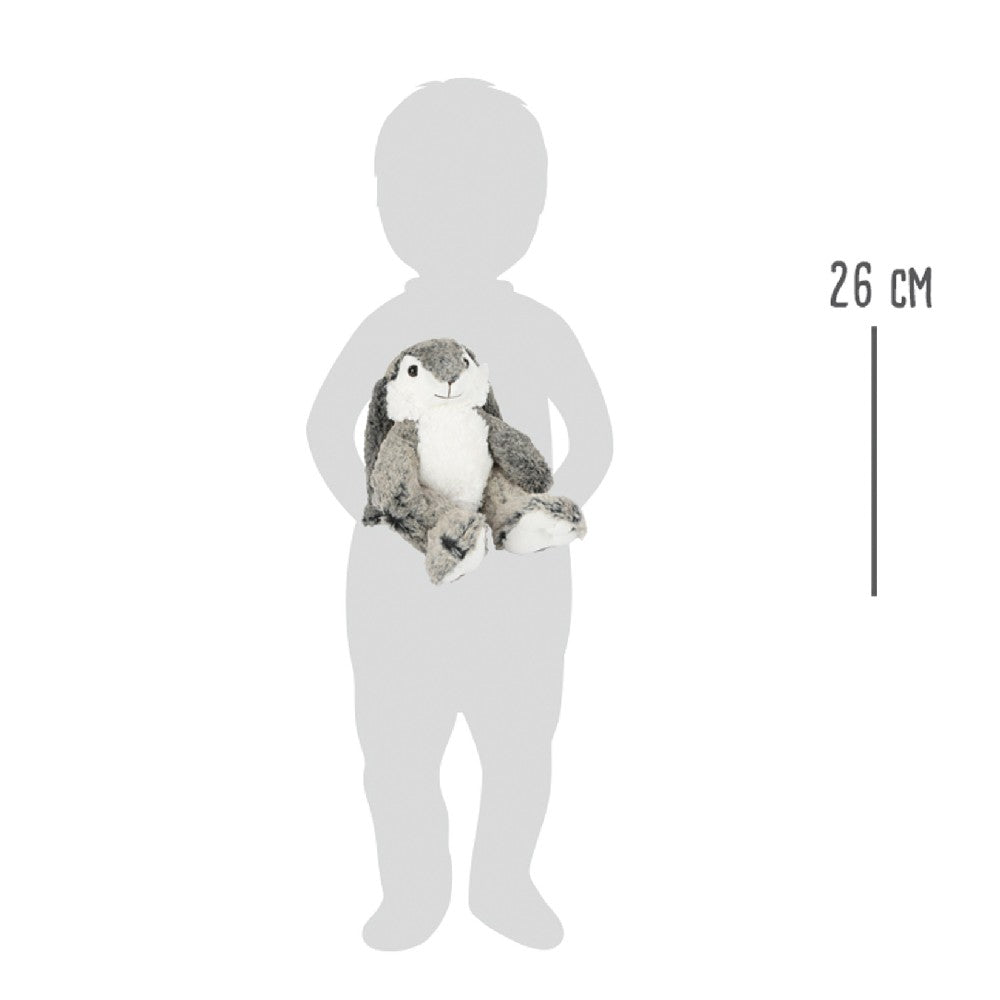 Iepuraș de pluș, jucărie moale, Small Foot, 26 cm, 0 luni+