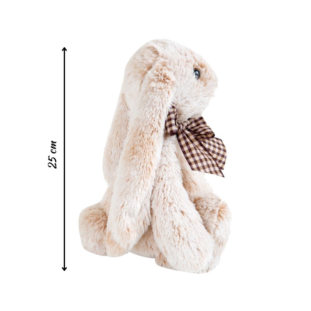 Iepuraș din pluș, jucărie moale, Small Foot, Crem, 25 cm, 0 luni+
