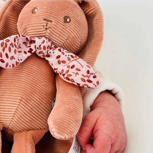 Iepuraș din velur Lapinoo, Kaloo, Maro, 25 cm, 0 luni+