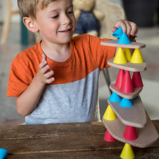 Joc de construcție, Piks, OPPI, Kit Mic, 24 piese, 3 ani+