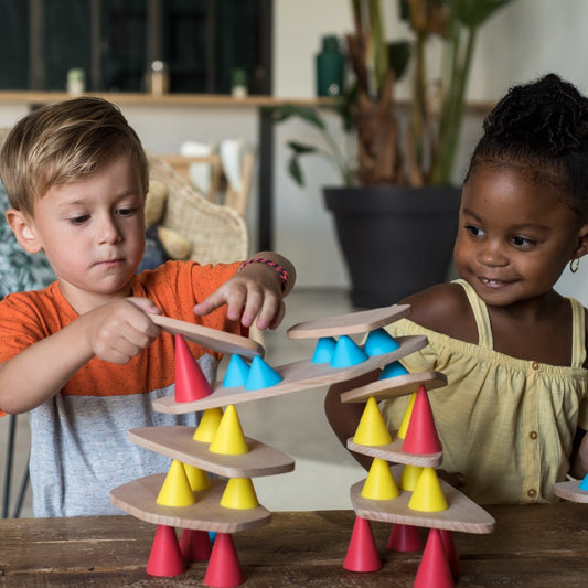 Joc de construcție cu carduri creative, Piks, OPPI, Kit Medium, 44 piese, 3 ani+, Ediție Limitată