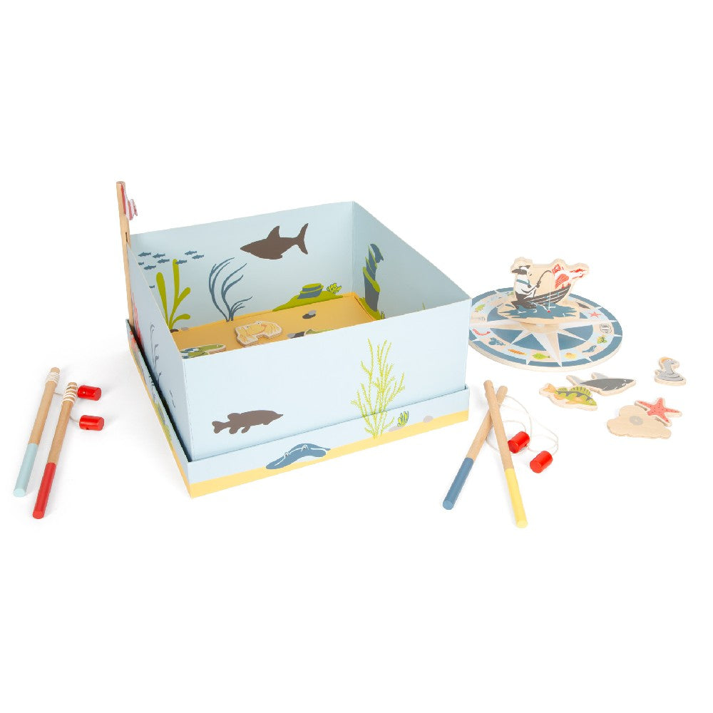 Joc de societate magnetic de pescuit, "4 Friends", Small Foot, 3 ani+