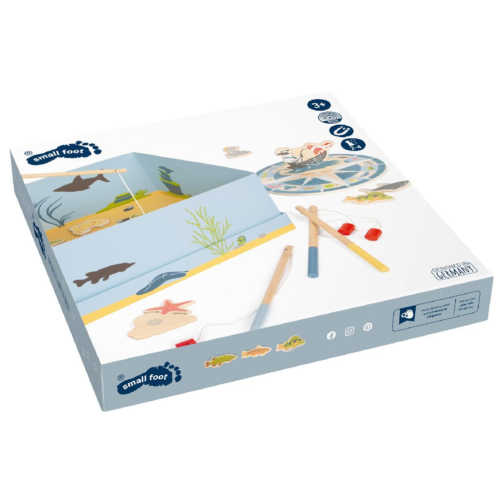 Joc de societate magnetic de pescuit, "4 Friends", Small Foot, 3 ani+