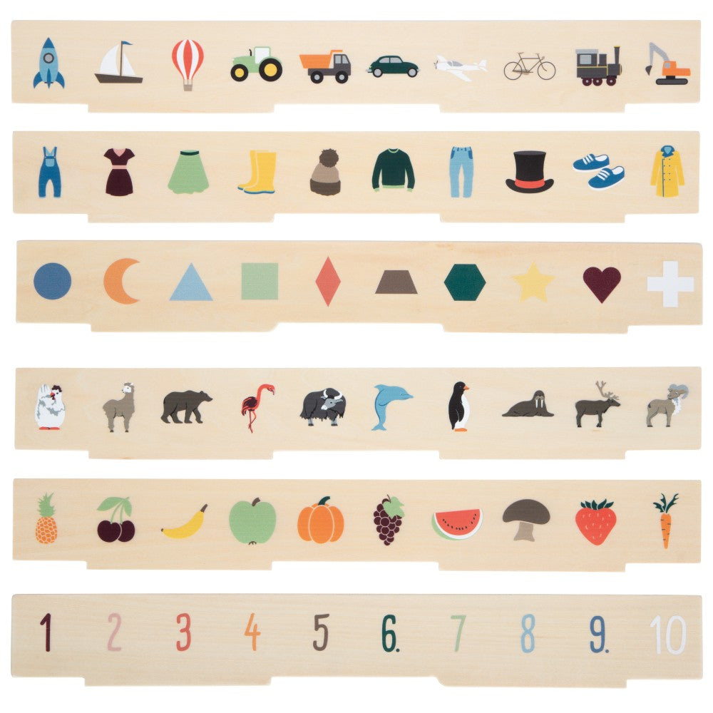 Joc de sortare și potrivire a imaginilor, World Explorer, Small Foot, 3 ani+