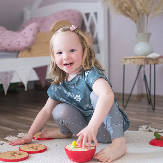 Joc de sortare și stivuire, Logisteck Apple, Small Foot, 3 ani+