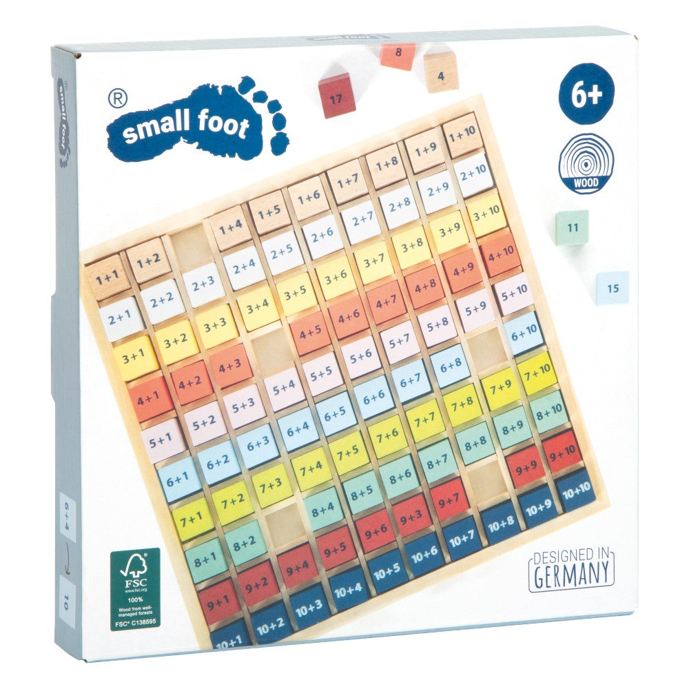 Joc educativ "Educate", Tablă de matematică cu cifre și adunări, Small Foot, 6 ani+