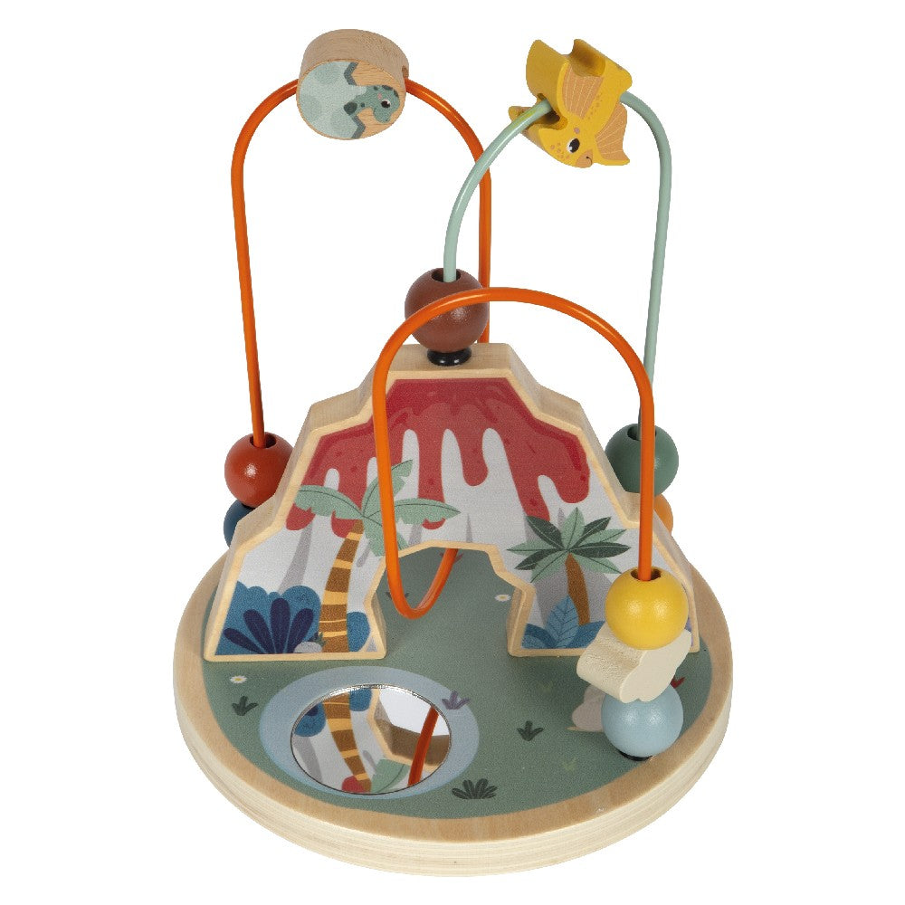 Joc educativ, Labirintul de mărgele Dino, Small Foot, FSC, 12 luni+