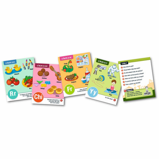 Joc educativ - Primele mele litere, MemoRace, 1-6 jucători, 4 ani+