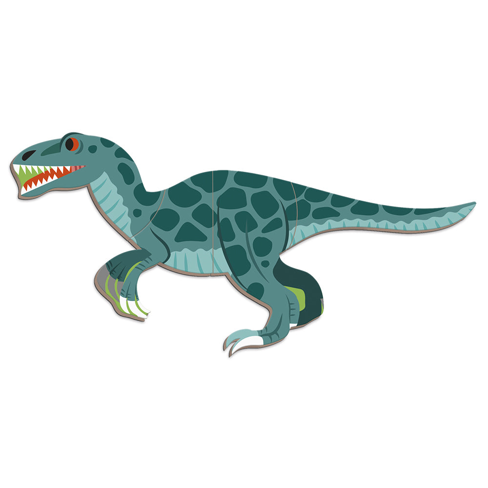 Joc educativ cu piese magnetice, Dinozauri, Janod, 40 piese, 3 ani+