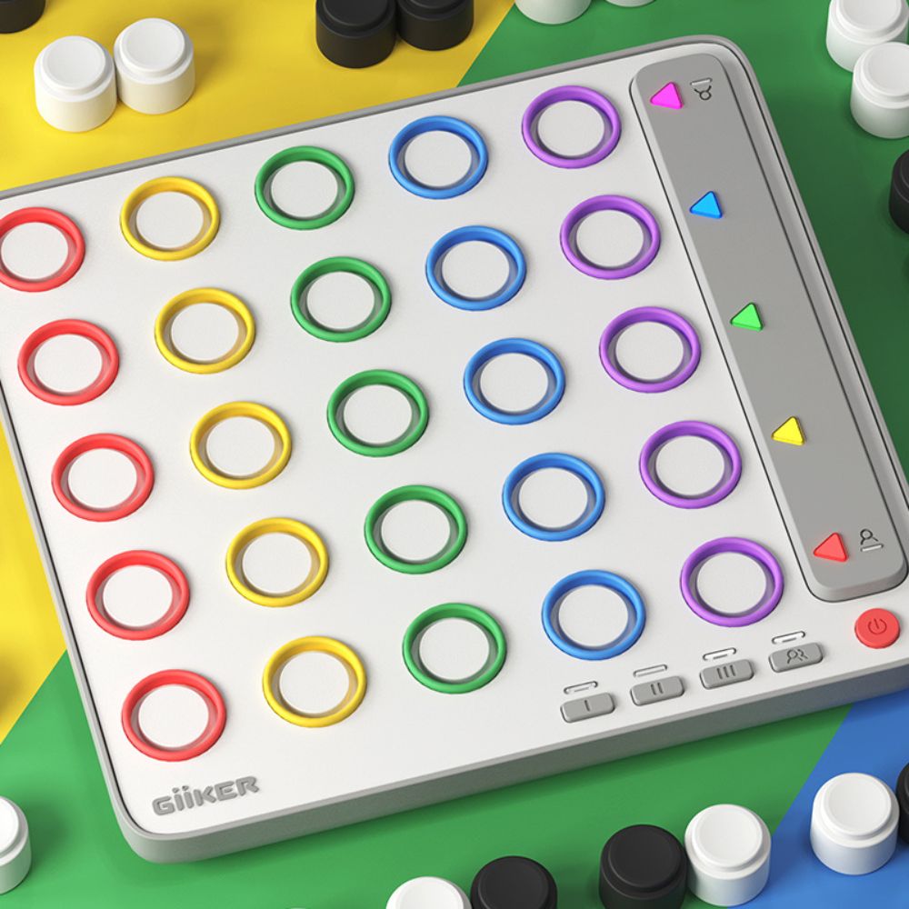 Joc electronic de strategie și logică, Smart Four 3D, GiiKER, 6 ani+