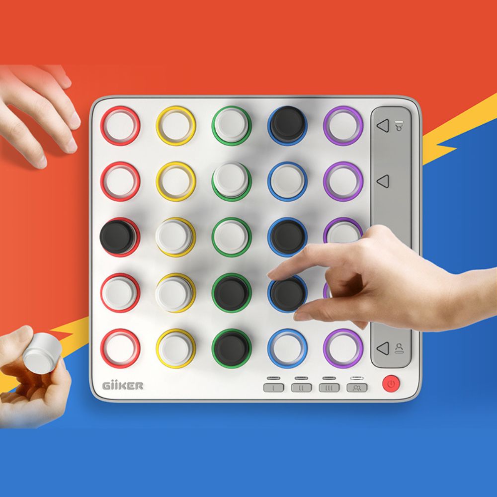 Joc electronic de strategie și logică, Smart Four 3D, GiiKER, 6 ani+