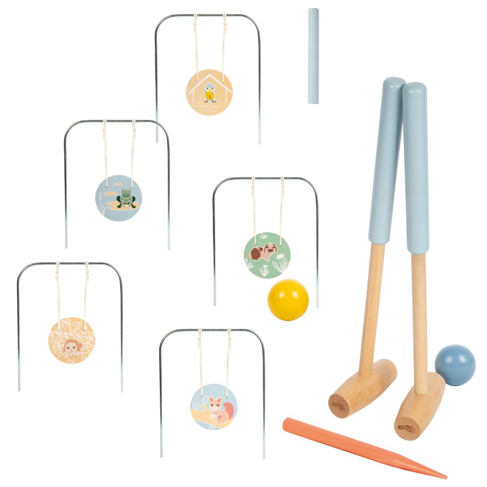 Joc Crochet din Lemn pentru Copii, Small Foot, 3 ani+