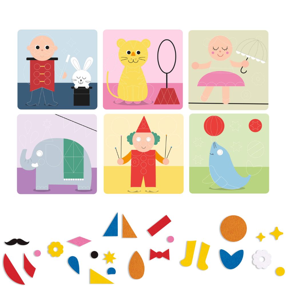 Set creativ, Primul meu colaj, APLI, 3 ani+