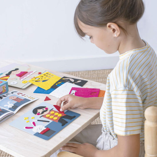 Set creativ, Primul meu colaj, APLI, 3 ani+