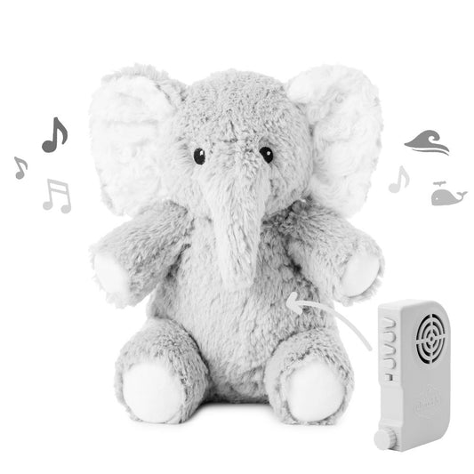 Jucărie de pluș cu sunete liniștitoare, Elliot Elephant™ On The Go, Cloud B, 0 luni+