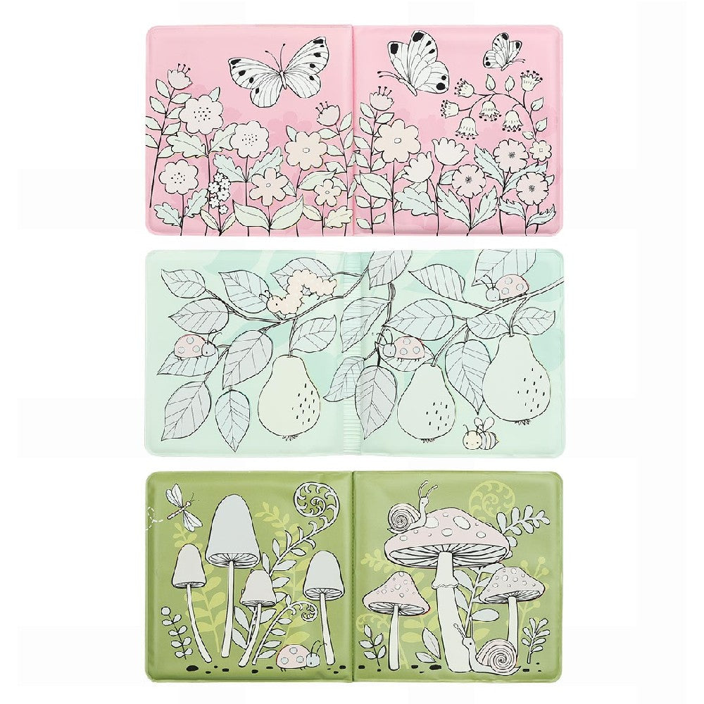 Jucărie de baie - Cartea magică , Garden Friends, A Little Lovely Family