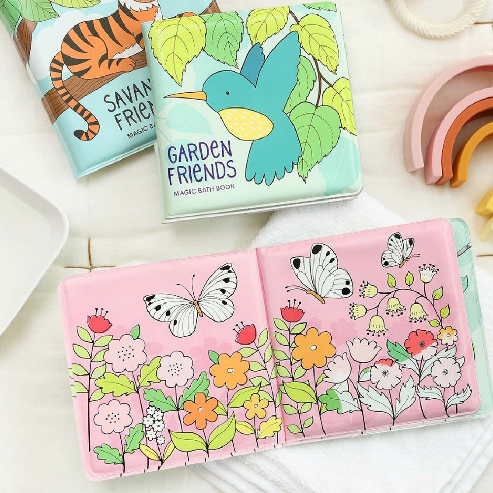 Jucărie de baie - Cartea magică , Garden Friends, A Little Lovely Family